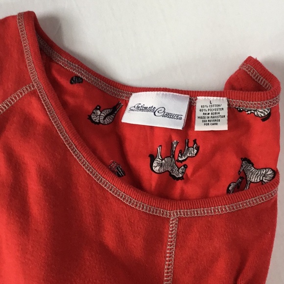 Intimate Classics PJs zebra pattern-like new - Picture 3 of 4